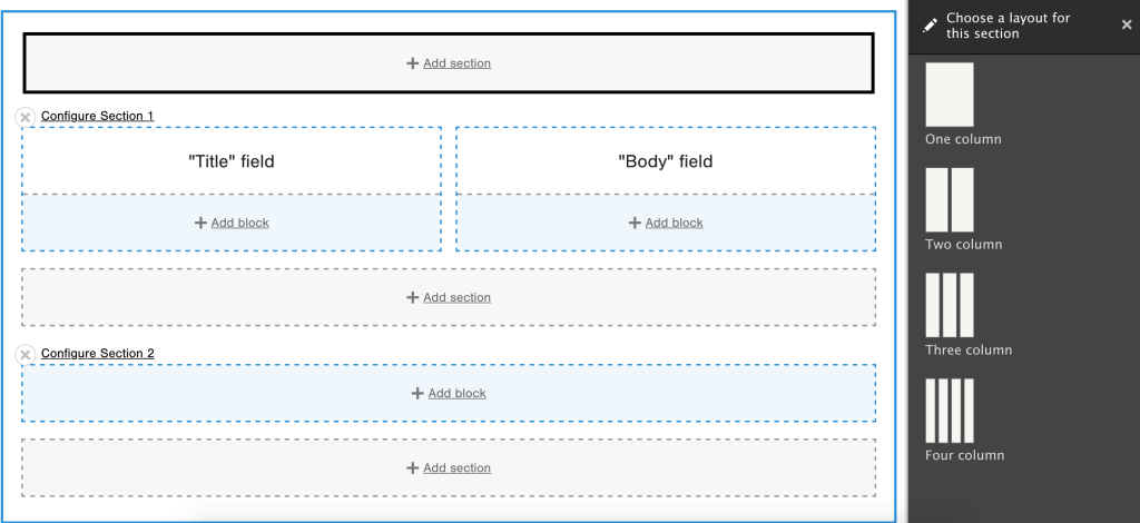 Drupal 10 Layout Builder