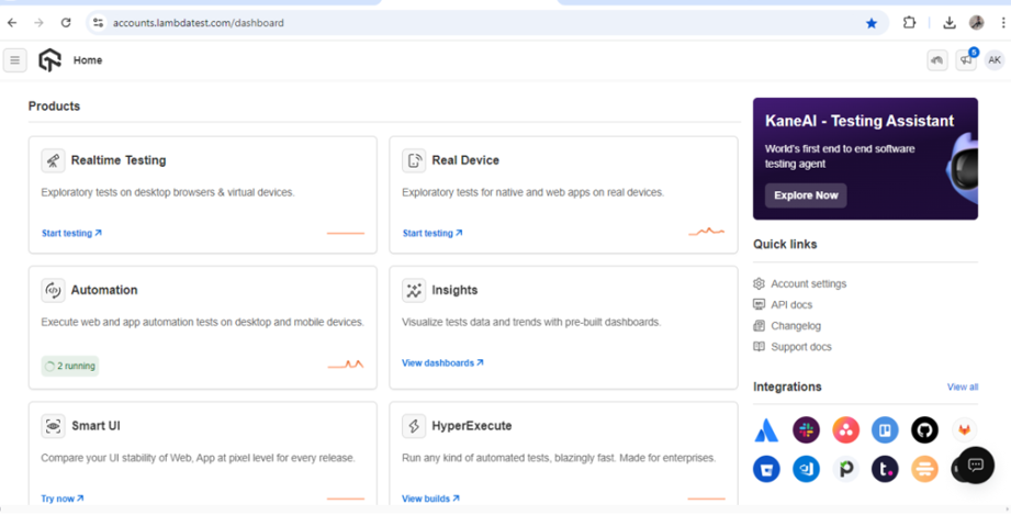 Lambda Dashboard