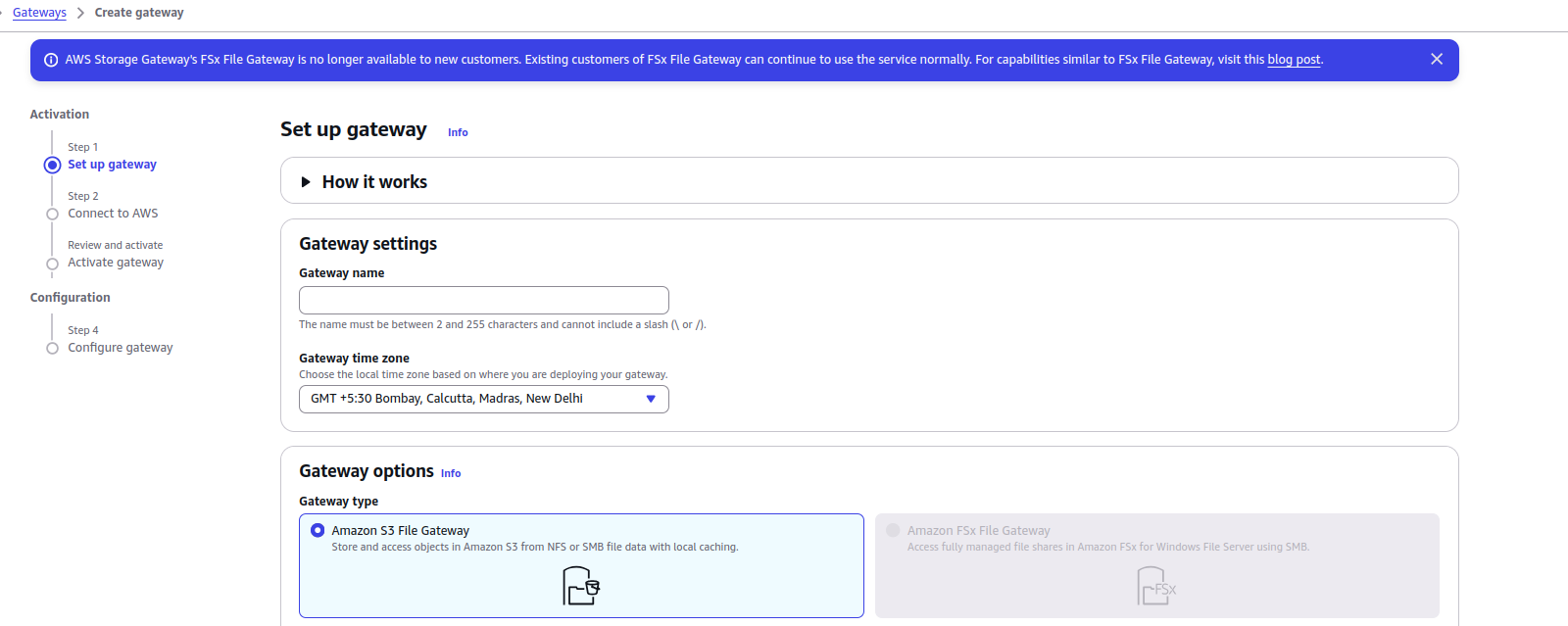 Set Up Gateway